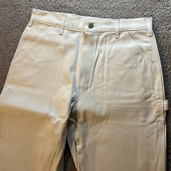 DEADSTOCK Carhartt Double Front Drill Work Dungaree Made in USA 🇺🇸 - Picture 2 of 11